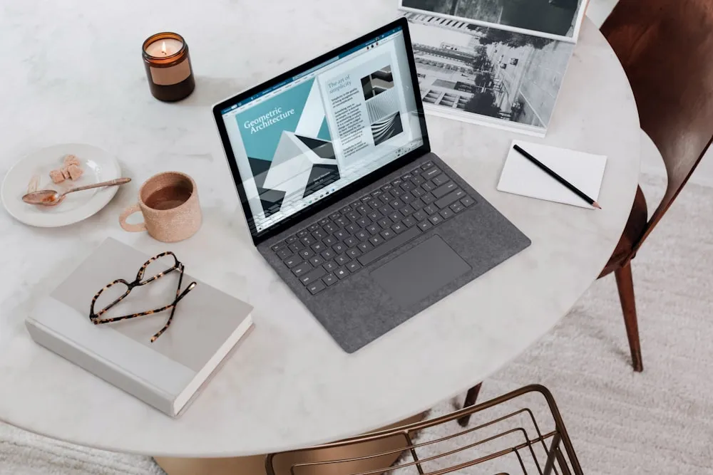 Ongoing care: a finished webpage open on a tidy desk
